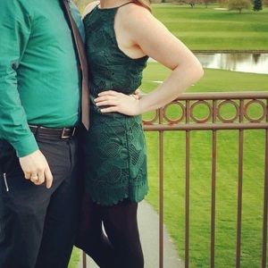 Lace cocktail dress